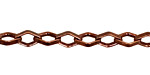 Antique Copper (plated) Diamond Chain
