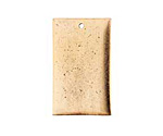 Nunn Design Antique Gold (plated) Flat Large Rectangle Tag 18x30mm
