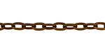 Vintaj Natural Brass Flat Oval Cable Chain