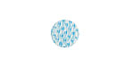 Lillypilly Turquoise Reeds Anodized Aluminum Disc 11mm, 24 gauge