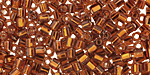 TOHO Smoky Topaz (with Silver Lining) Cube 3mm Seed Bead