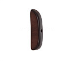 Tagua Nut Espresso Splinter (center-drilled) 7-8x28-35mm