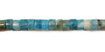 Larimar Blue Crazy Lace Heishi 6mm
