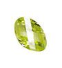 Lemon Ice Faceted Twisted Oval 15x17mm