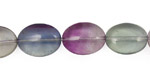 Rainbow Fluorite (A) Flat Oval 16x12mm