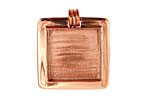Copper Lipped Square Bezel 25mm