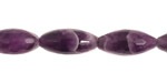 Dogtooth Amethyst Faceted Rice 18x8mm