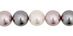 Winter Shell Pearl Mix Round 12mm