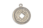 Vintaj Pewter Fortune Coin 21x26mm