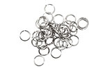 Artistic Wire Non-Tarnish Silver Chain Maille Jump Ring 5.95mm, 18 gauge