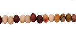 Mookaite Faceted Rondelle 6mm