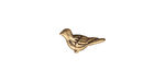 TierraCast Antique Gold (plated) Paloma Bead 8x15mm