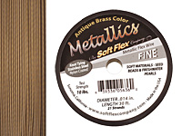Soft Flex Antique Brass .014" (Fine) 21 Strand Wire 30ft.