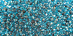 TOHO Teal (with Silver Lining) Magatama 3mm Seed Bead