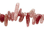 Strawberry Quartz (natural) Stick 4-6x11-19mm