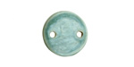 Earthenwood Studio Ceramic Seafoam Round Link 17mm