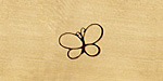 Butterfly Metal Stamp 6mm