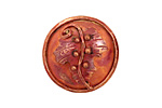 Patricia Healey Copper Leaf Button 24mm
