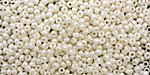 TOHO Opaque Lustered Navajo White Round 11/0 Seed Bead