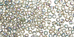 TOHO Transparent Rainbow Black Diamond Round 8/0 Seed Bead