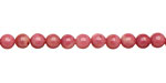 Rhodonite Round 4mm