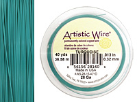 Artistic Wire Turquoise 28 gauge, 40 yards