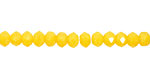 Czech Glass Citrus Fire Polished Rondelle 4x5mm