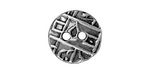 TierraCast Antique Pewter (plated) Round Coin Button 18mm