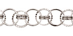 Silver (plated) Medley Ring Chain