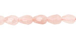 Rose Quartz Faceted Teardrop 8-9x6mm