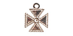 Nunn Design Sterling Silver (plated) Patee Cross Charm 16x20mm