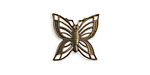 Vintaj Natural Brass Filigree Butterfly Connector 16mm