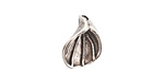 Nunn Design Antique Silver (plated) Lily Flower Charm 14x17mm
