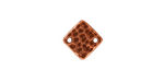 TierraCast Antique Copper (plated) Hammered Diamond Link 12mm