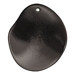 Tagua Nut Black Potato Chip 30-37x37-47mm