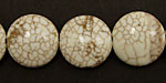 Magnesite Puff Coin 20mm