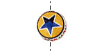 Trinket Foundry Blue Star Bottle Cap Puff Coin 15mm