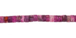 Purple Crazy Lace Agate Heishi 4mm