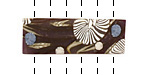 Humble Beads Polymer Clay Purple 6 Hole Branch Cuff 11-12x34mm