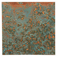 Lillypilly Azul Patina Copper Sheet 3"x3", 36 gauge