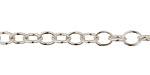 Silver (plated) Oval Cable Chain