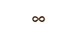 Vintaj Natural Brass Figure Eight Connector 9mm