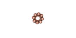 TierraCast Antique Copper (plated) Large Hole Beaded Heishi 2x8mm