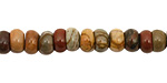 Red Creek Jasper Rondelle 6mm