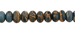Blue Impression Jasper Rondelle 8-9mm