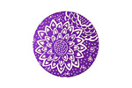 Lillypilly Purple Dahlia Anodized Aluminum Disc 25mm, 24 gauge