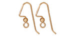 TierraCast Gold Filled Angular Earwire w/ 3mm Bead