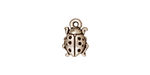 TierraCast Antique Silver (plated) Lady Bug Charm 8x13mm