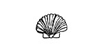 Scallop Shell Mini Rubber Stamp 16x13mm