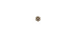 TierraCast Antique Rhodium (plated) Beaded Heishi 3mm